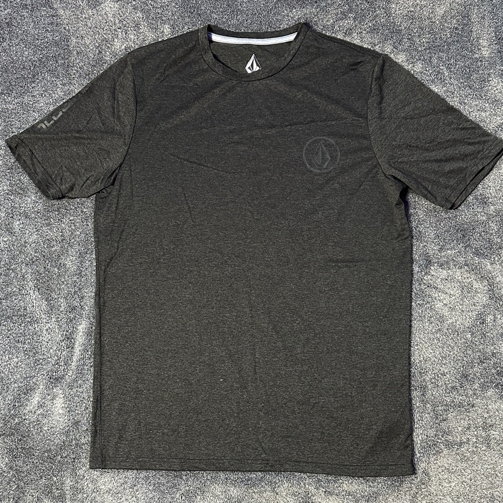 Volcom Men's Charcoal Gray Tee